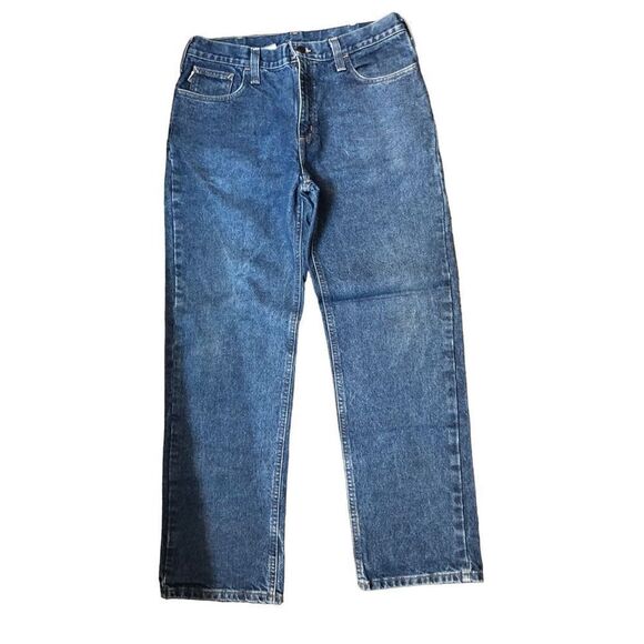 Carhartt FR denim blue jeans size 36 x 32 - Picture 2 of 10